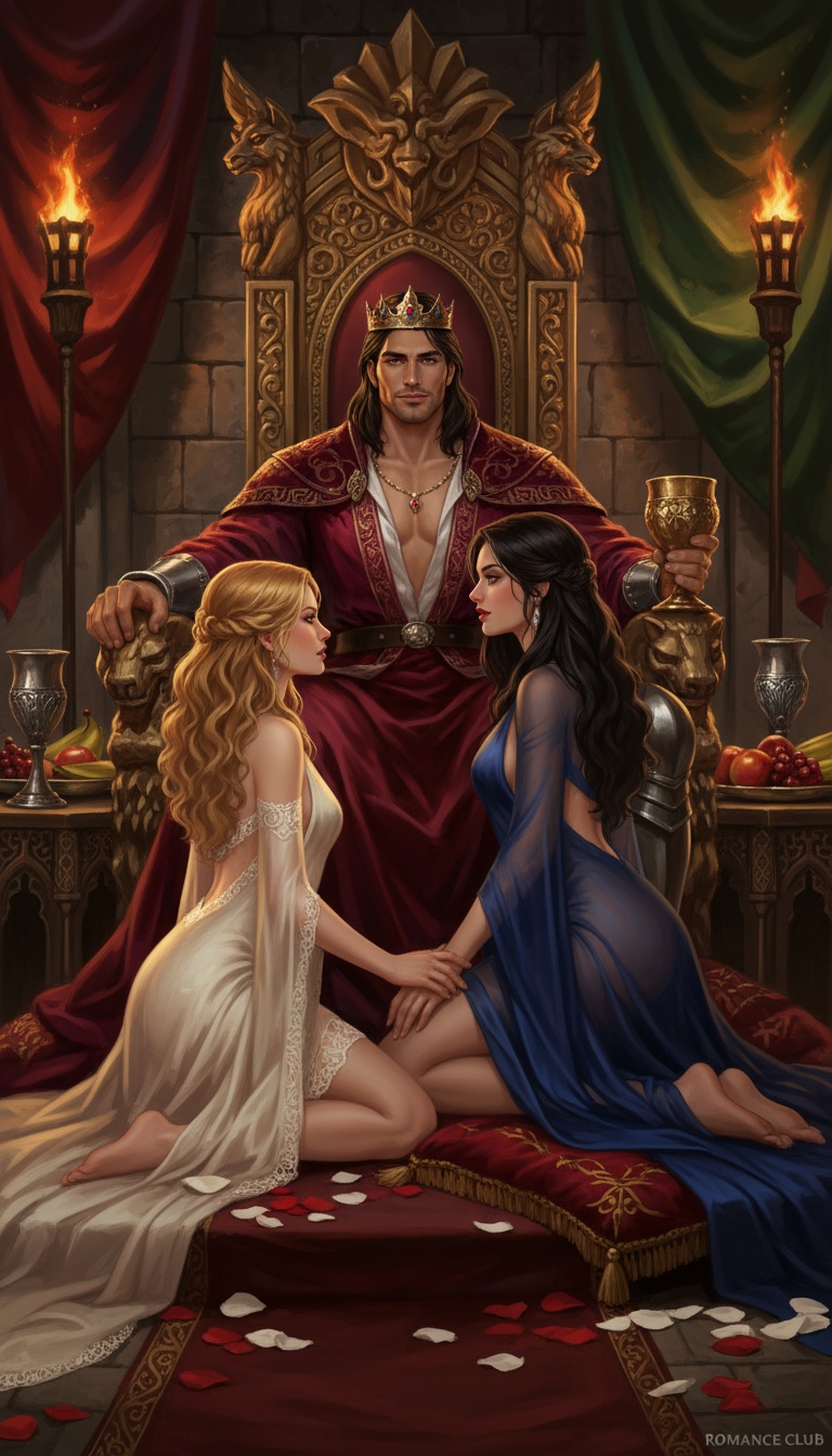 Passionate adult story scene